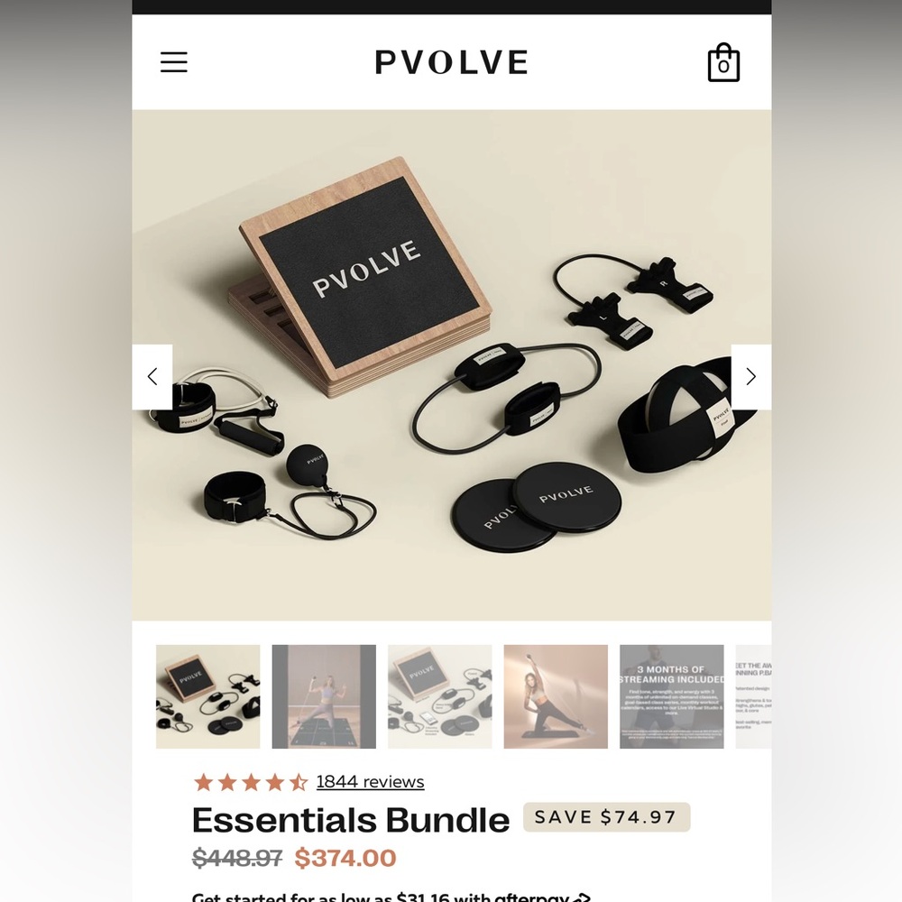Pvolve equipment - will sell items separately!